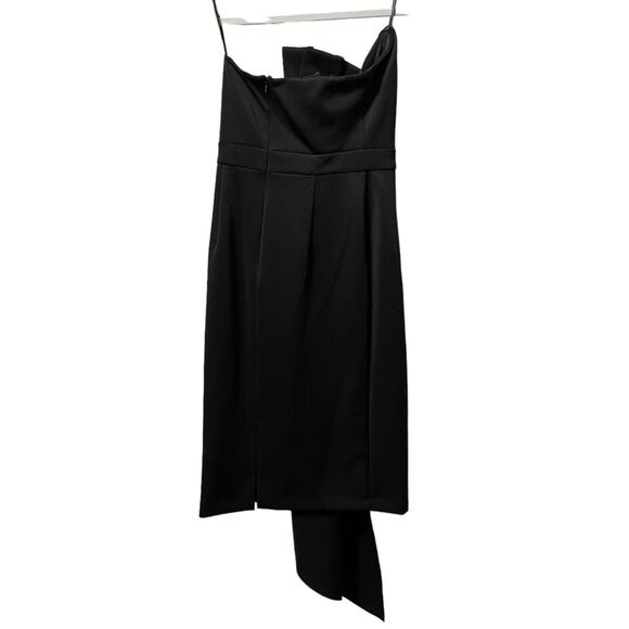 Eliza J Strapless Cocktail Dress Black Size 6 Statement Box - Picture 6 of 9